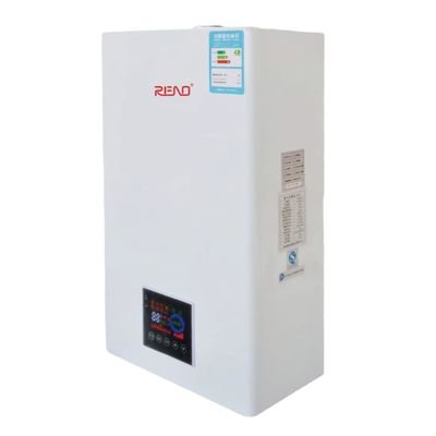 Fornalha da água quente de tapeçaria do gás   Qualidade superior de China 40/32/28/26/24kw   Shell branco   Conversão de frequência de Stepless