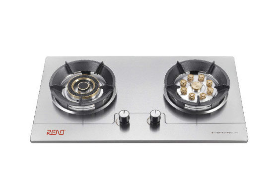 Kitchenware elétrico dos fogões do queimador de gás construído no fogão de gás de 2 placas