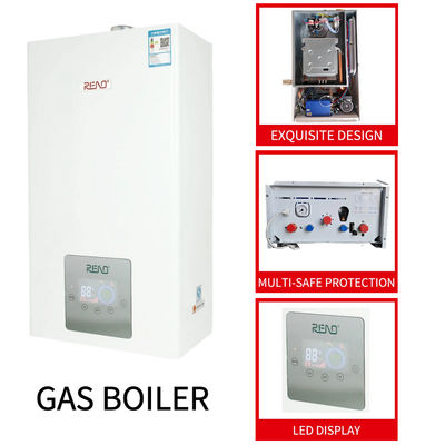 L1PB28-A (F4) 28Kw Shell Gas Boiler Casing Style de aço inoxidável fixada na parede