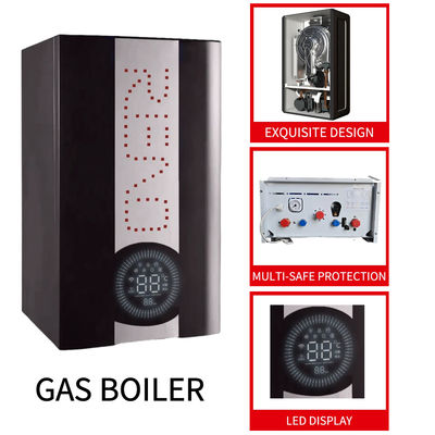 caldeira de aço inoxidável de condensação fixada na parede de Combi do gás da caldeira de gás 24kw