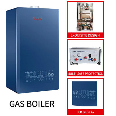 caldeira de aço inoxidável de condensação fixada na parede de Combi do gás da caldeira de gás 24kw